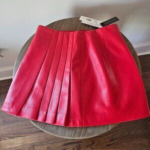 Alice and OliviaToni Faux Leather Mini Skirt Size 4